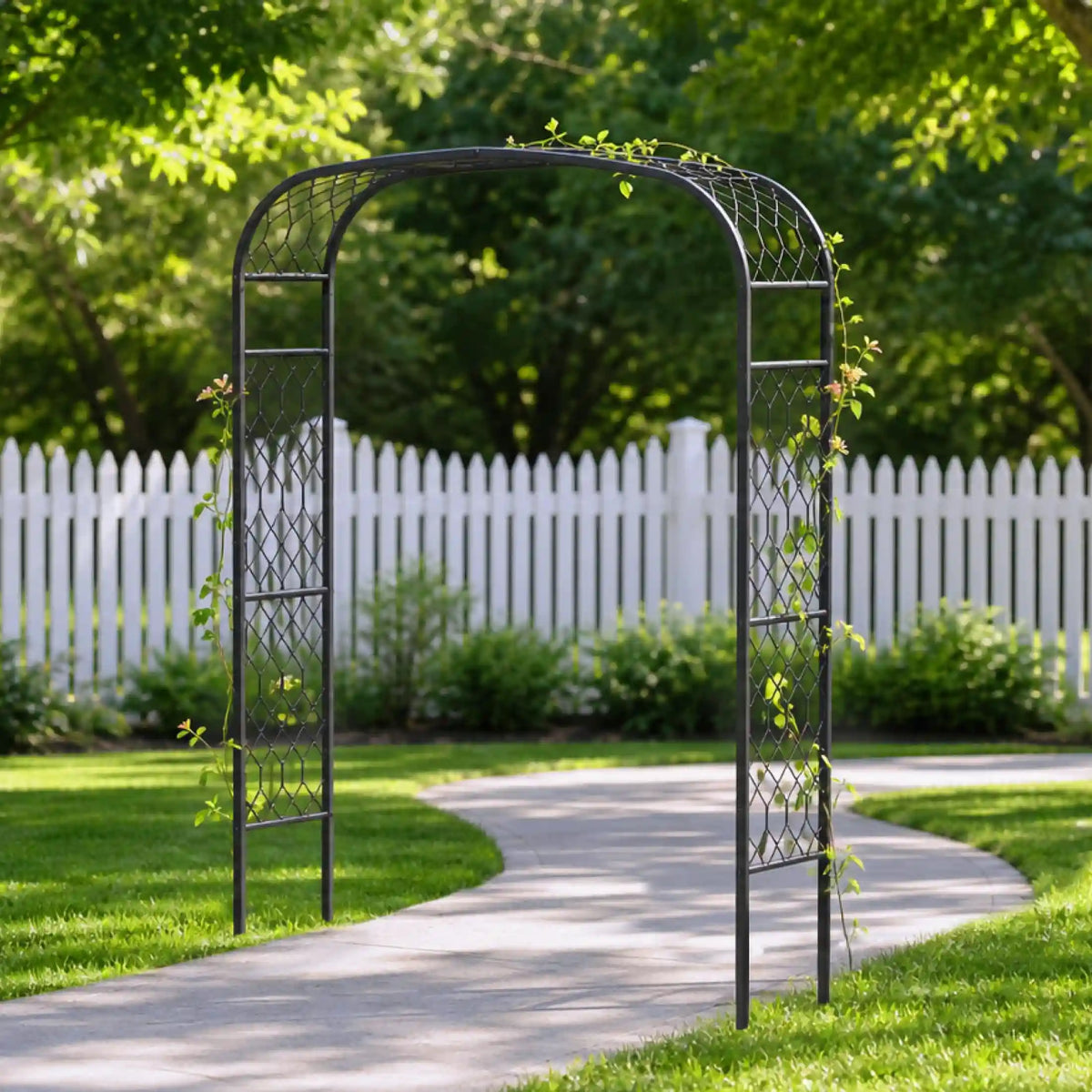 Monet Garden Arch - Lattice Frame