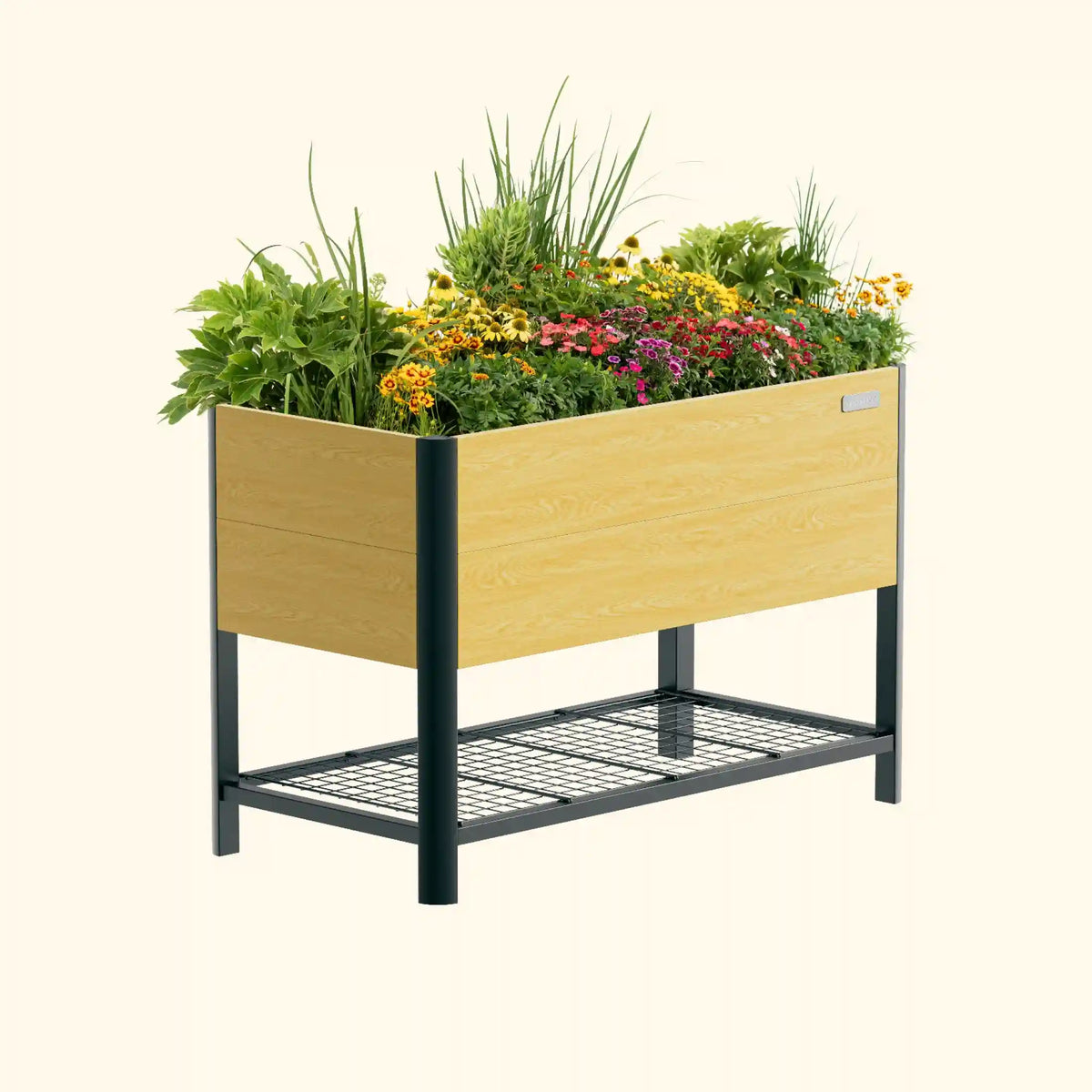 Woodgrain Elevated Garden Bed  2.0' x 4.0'