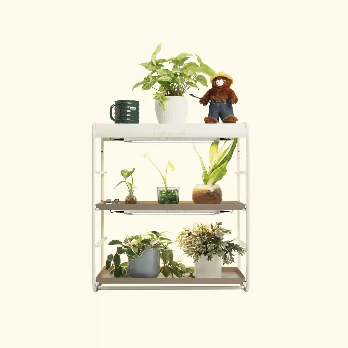 2 Tier Tabletop Grow Light Garden
