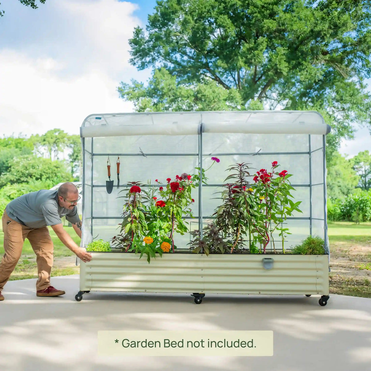 Mesh Cover & Trellis System for Classic Rolling Bed