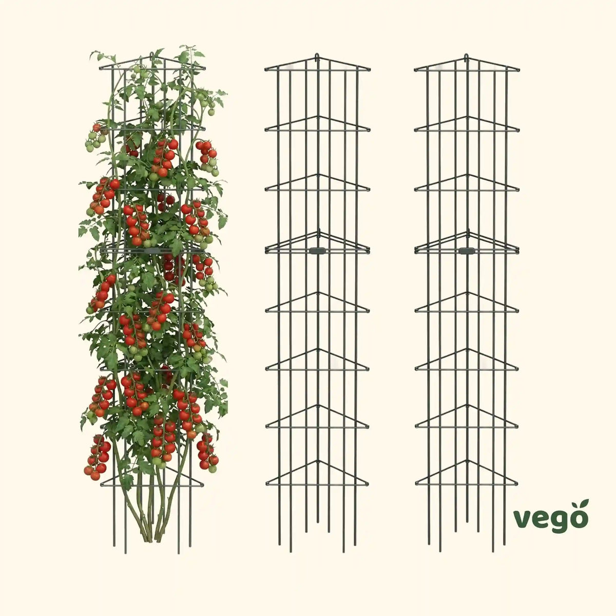FlexGrow™ Modular 3-Panel Tomato Cage System - 14.5"