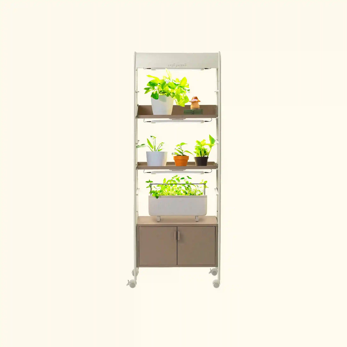 4 Tier Grow Light Garden with Storage