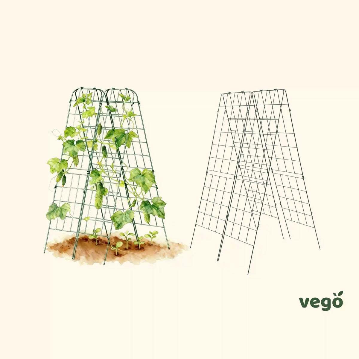 FlexGrow A-Frame Trellis Classic - 2 Pack
