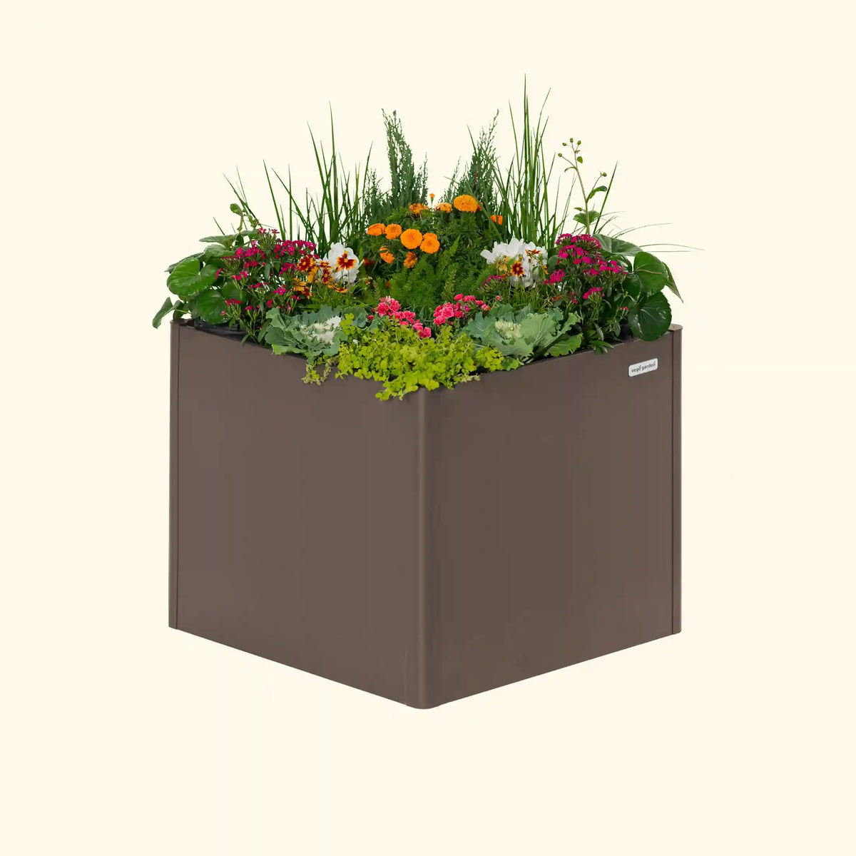 32" Extra Tall Modern Pro 42" x 42" Metal Raised Garden Bed
