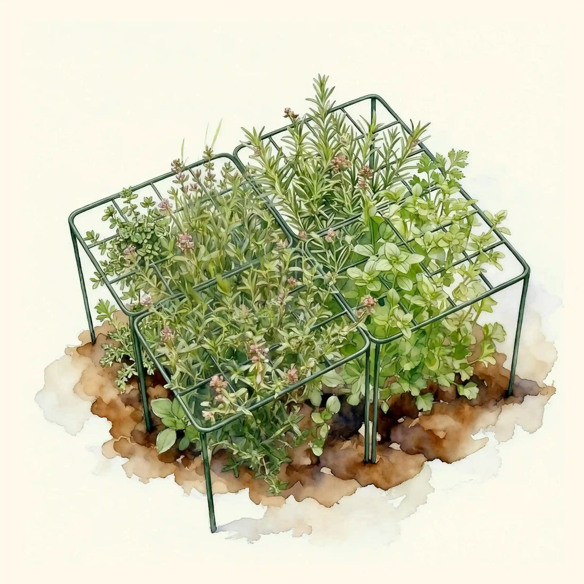 Grow Through Support - Grid - 4 Pack