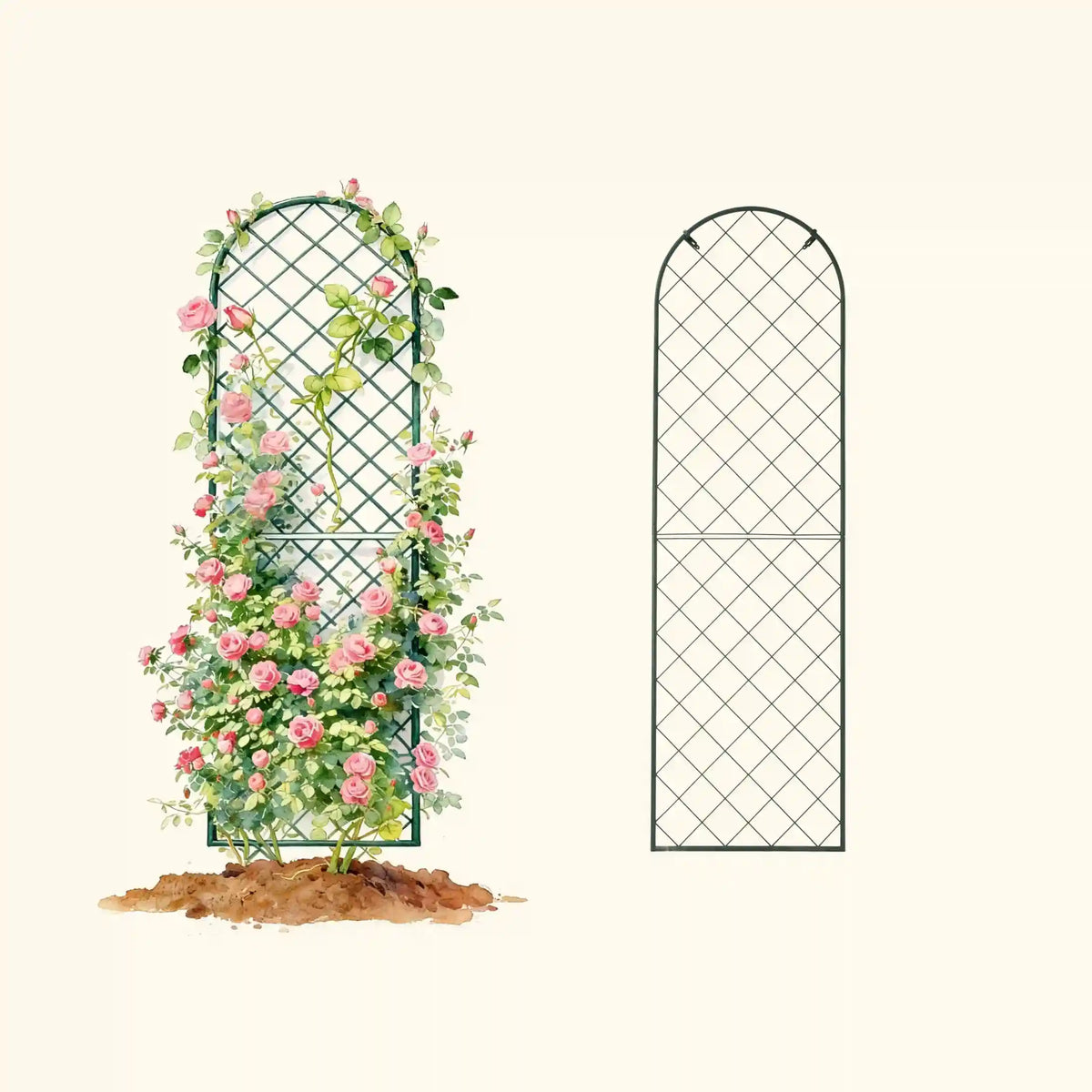Mounted Wall Trellis