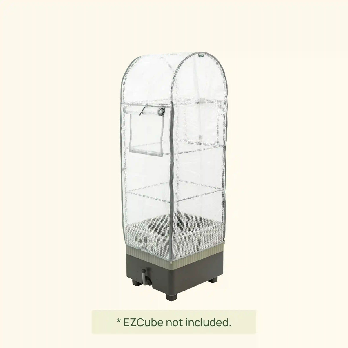 Greenhouse Frost Cover & Trellis System for EZCube Planter 21" x 24"