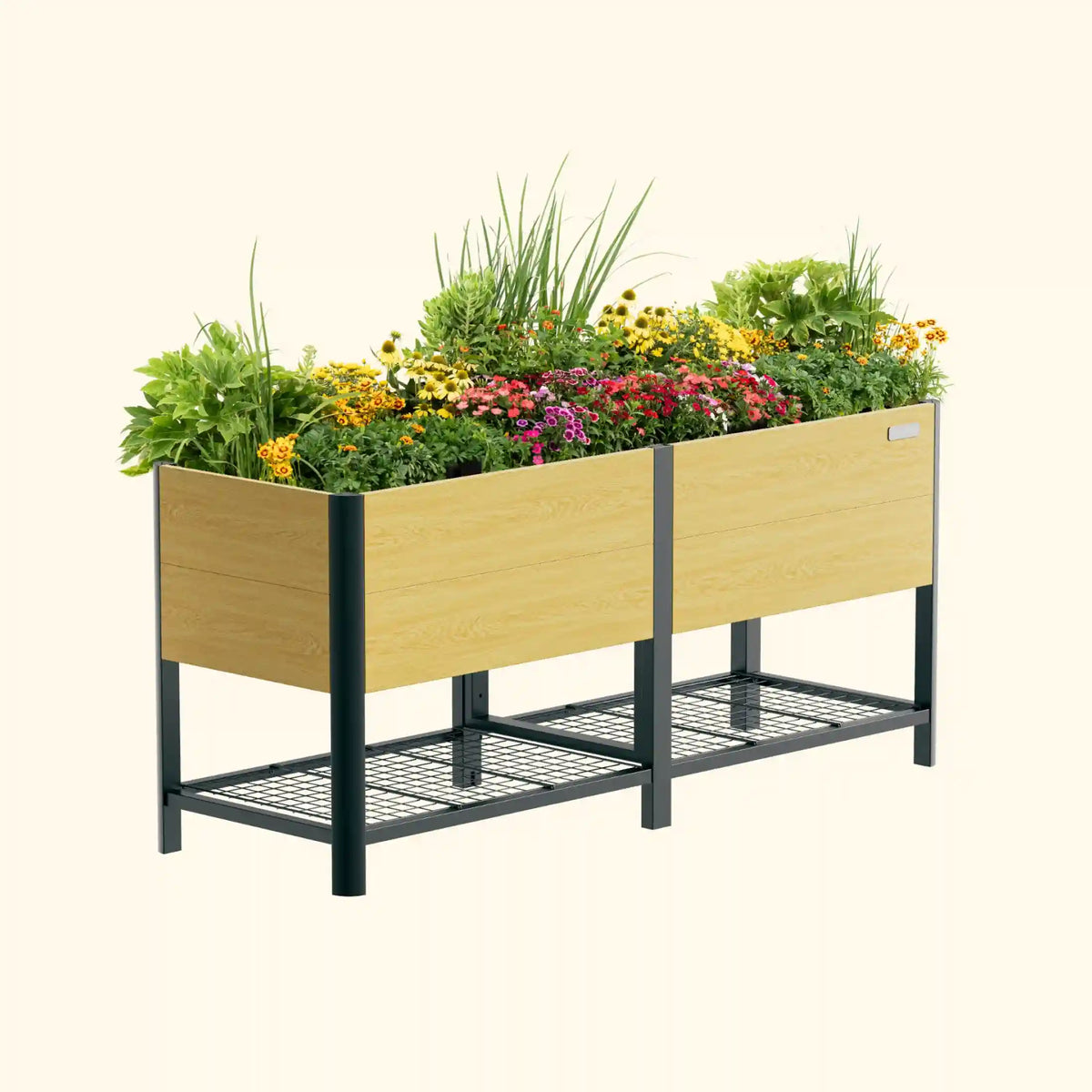 Woodgrain Elevated Garden Bed  2.0' x 6.0'