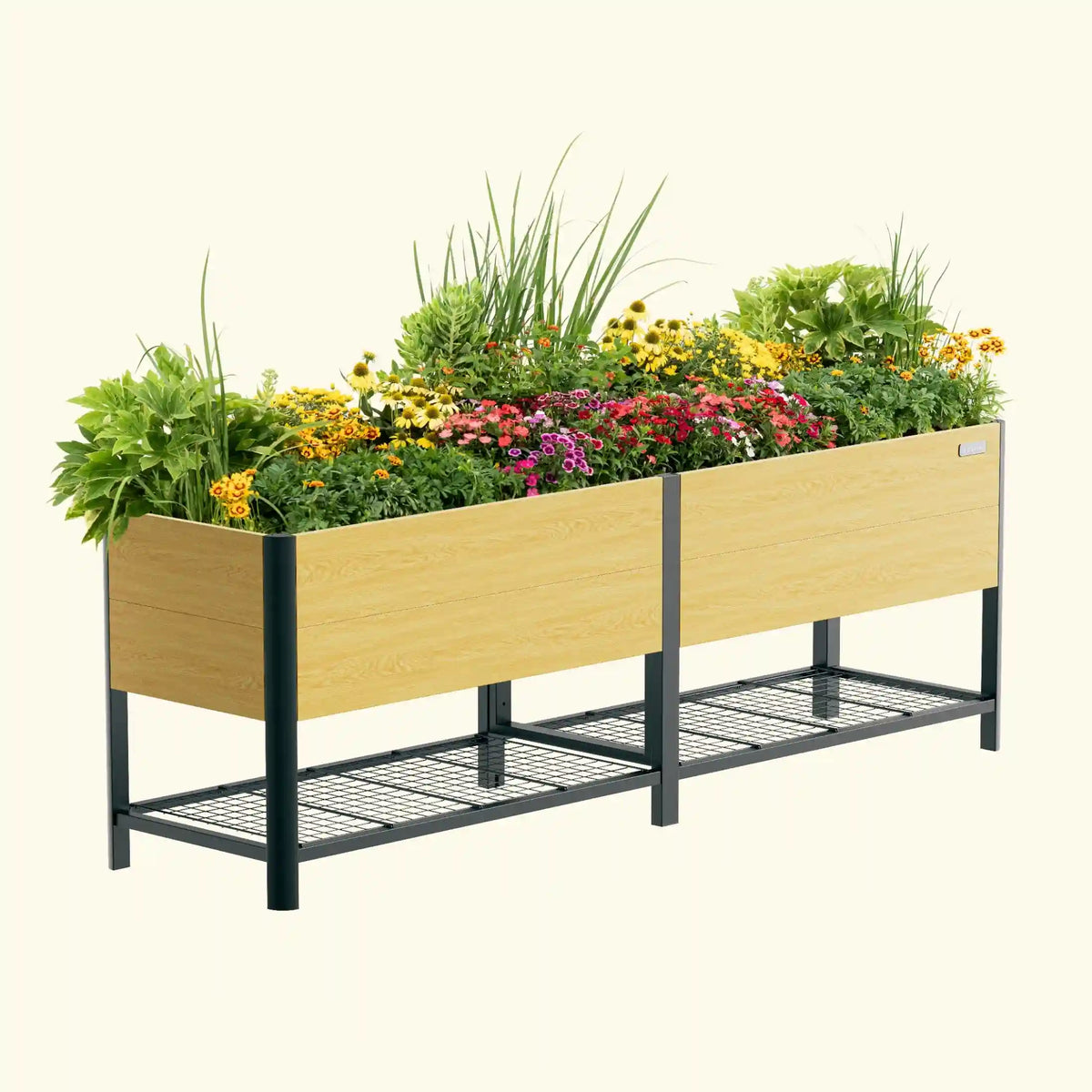 Woodgrain Elevated Garden Bed  2.0' x 8.0'