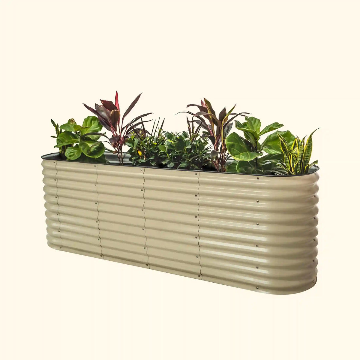 (Minor Scratch) 32" Extra Tall 9 In 1 Large Modular Metal Raised Garden Bed Kit