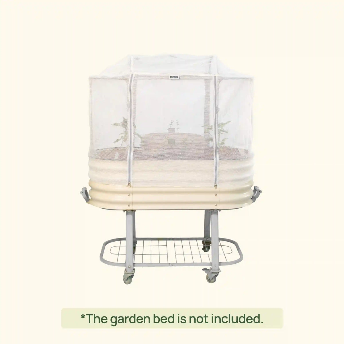 Mesh Cover System for Self-Watering Elevated Bed