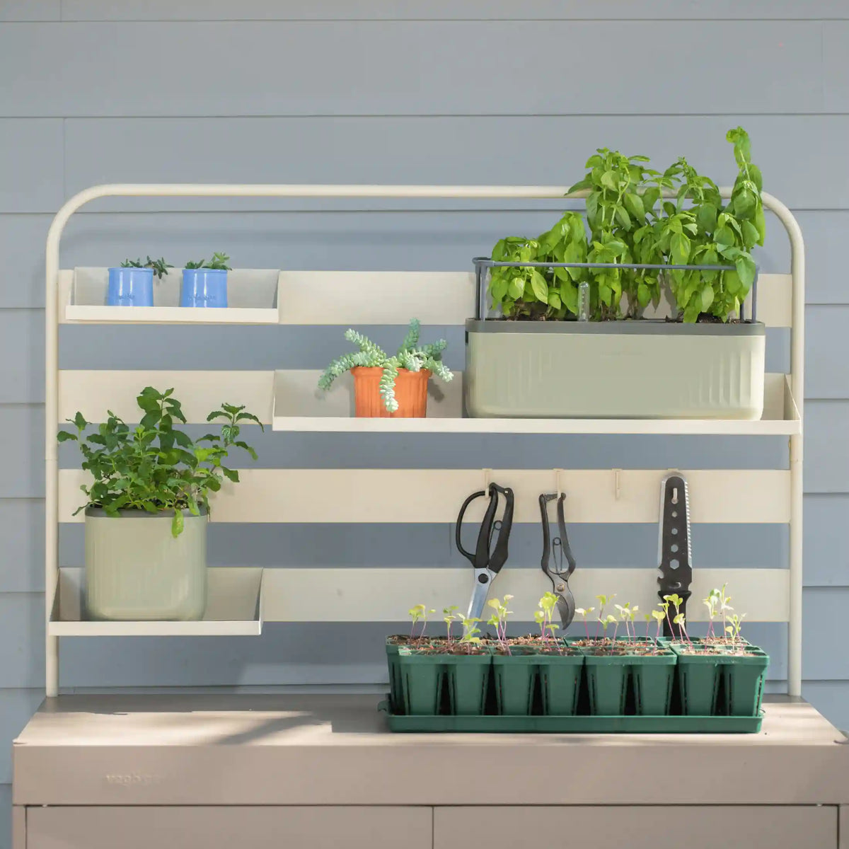 Potting Bench Hanging Rack