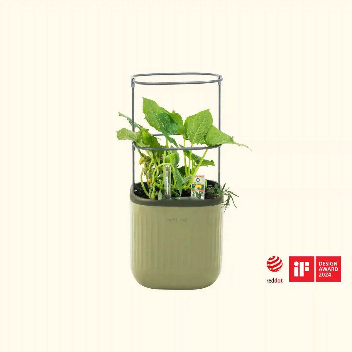EZ Self-Watering Mini Planter Pot with Trellis