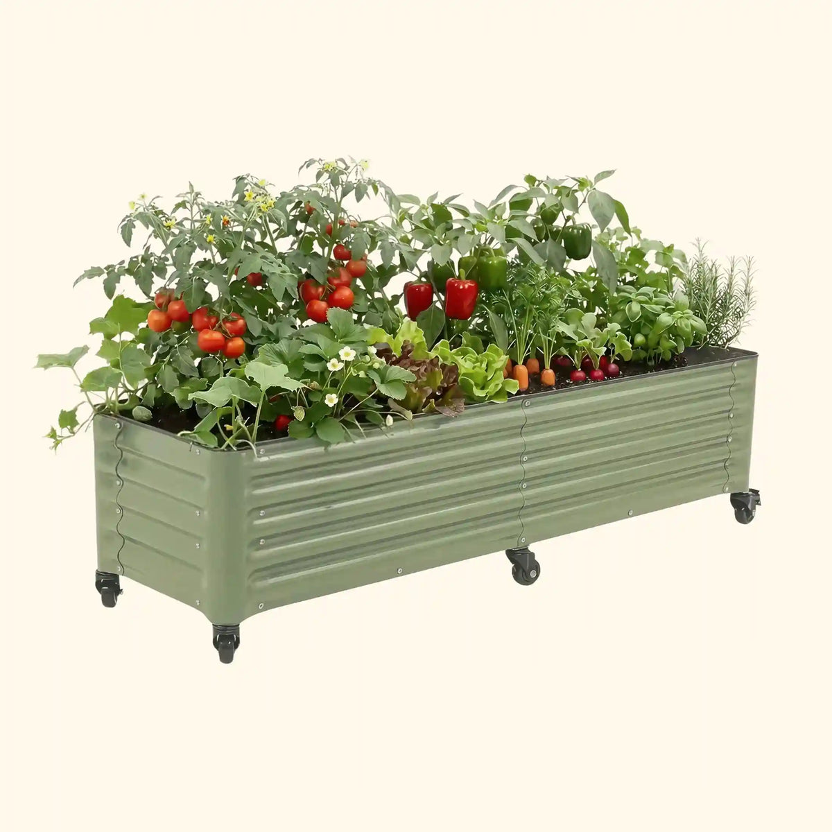 Classic Rolling Garden Bed - 1.75' x 6'