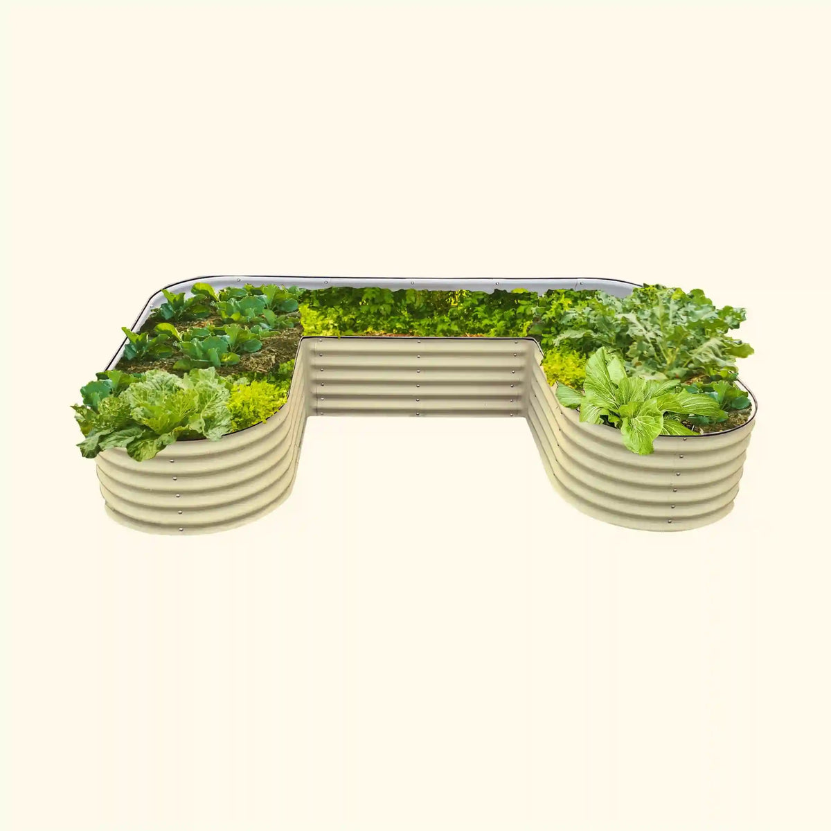 17" Tall U-Shaped Raised Garden Bed Kit - Standard Size