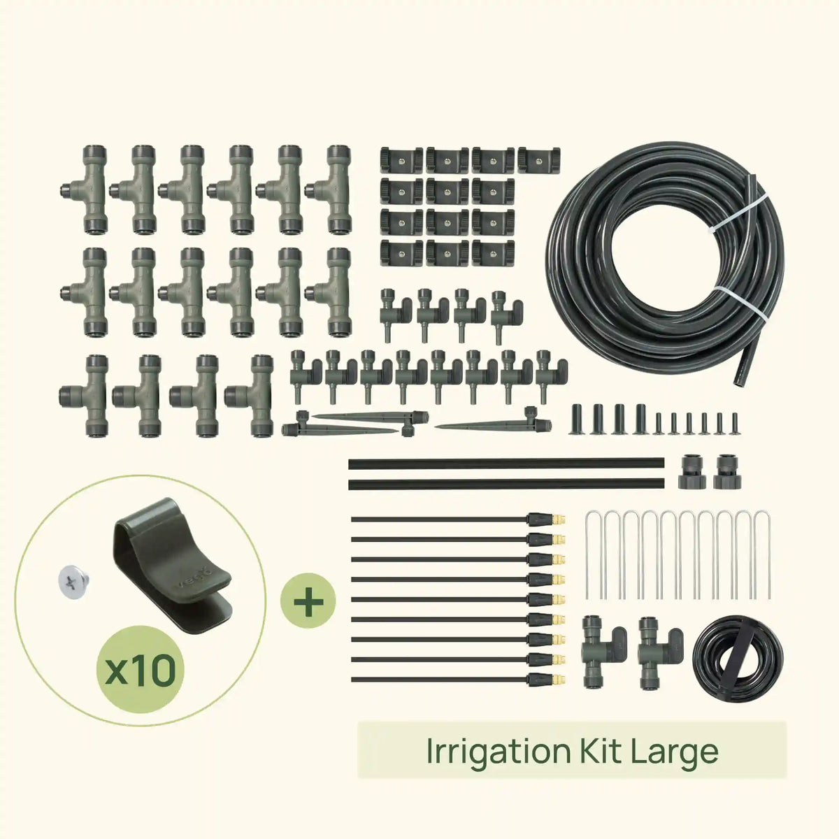 Snap on Irrigation Kit Bundle - Irrigation Kit Large + Clamp Set × 1